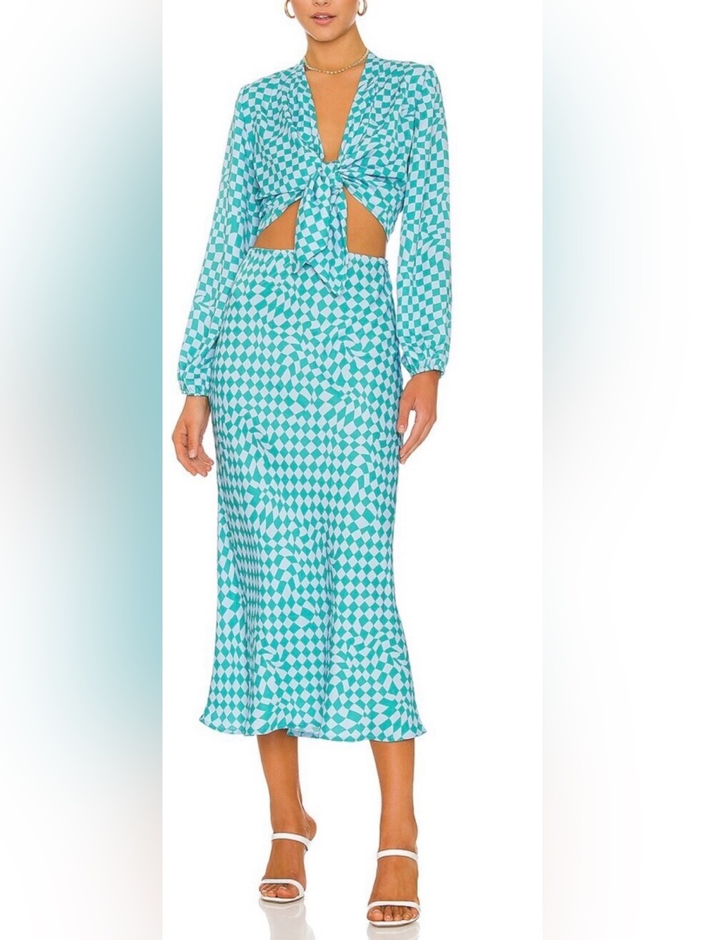 RESA Isla Skirt in Blue Geo